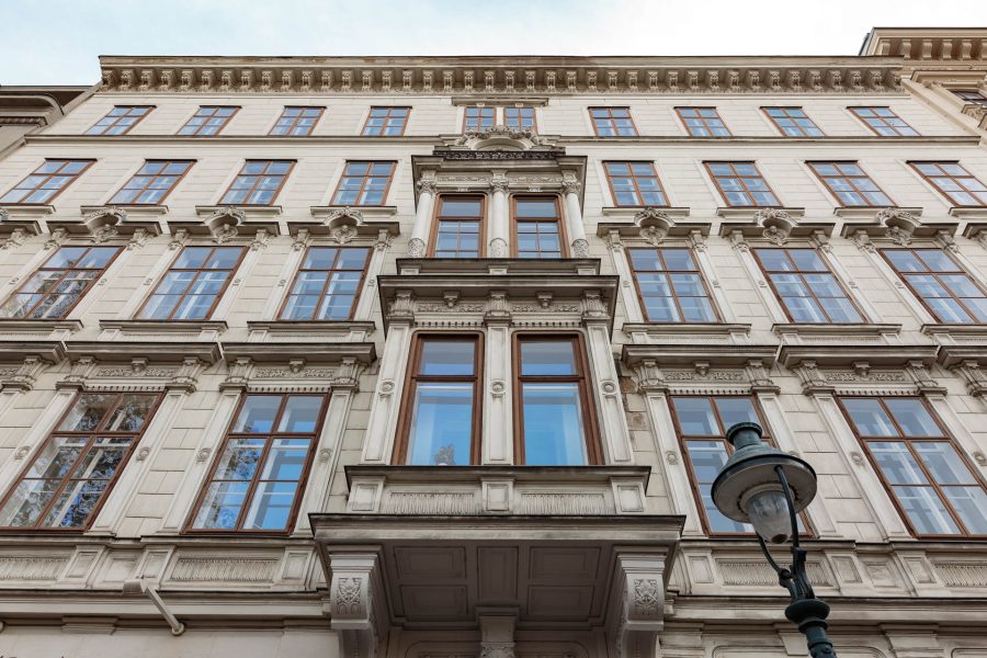 Fassade eines Alt-Wiener Hauses